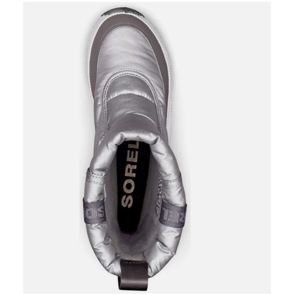 Sorel Women Out 'N About Puffy Mid Waterproof Boot Pure Silver Size 9.5 M NEW! - Picture 5 of 14